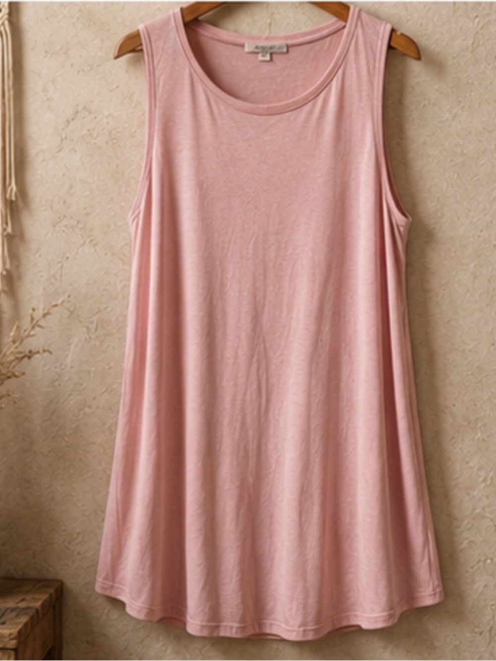 J&B Women's‎ Sleeveless Pink Tank Top Size Large